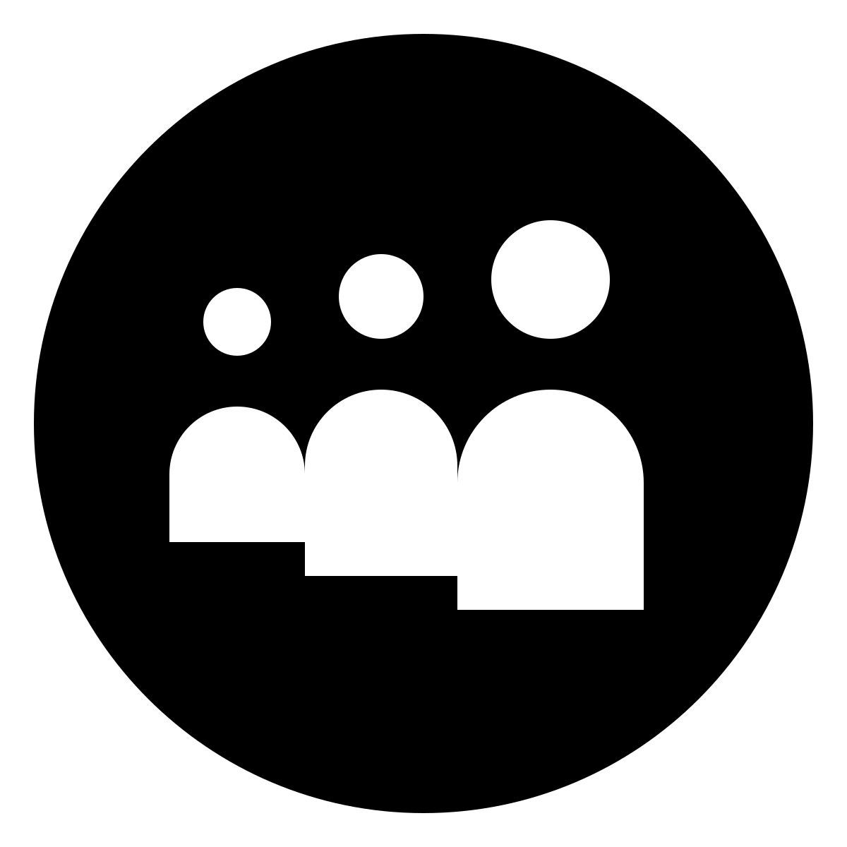 ios 17 filled style 마이 스페이스 서클 icon