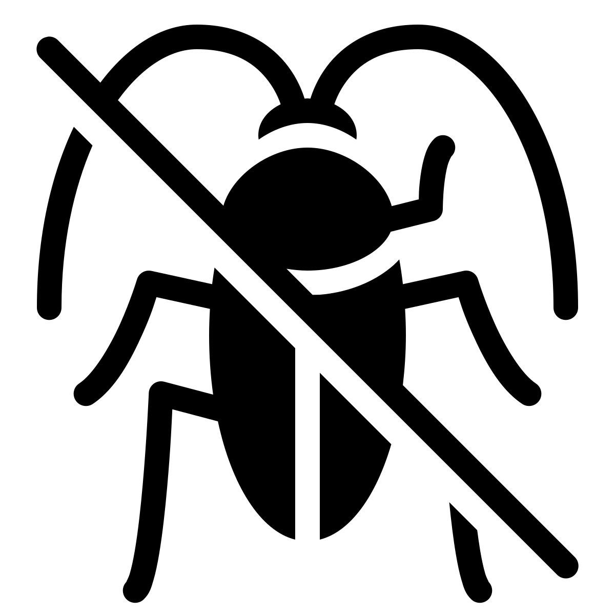 ios 17 filled style 바퀴벌레 없음 icon