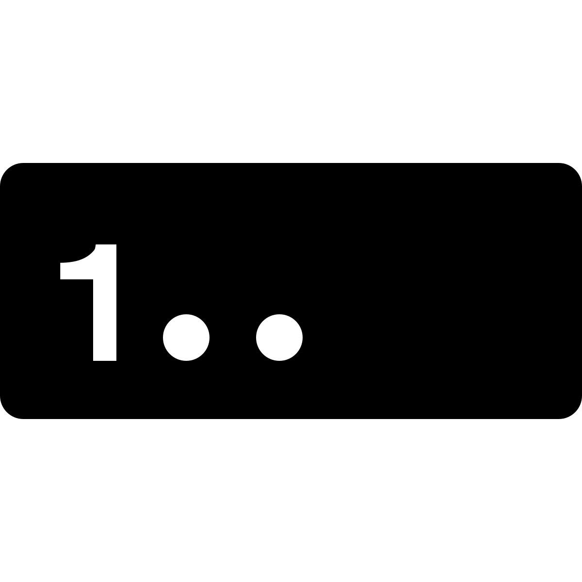 ios 17 filled style numbers input form icon