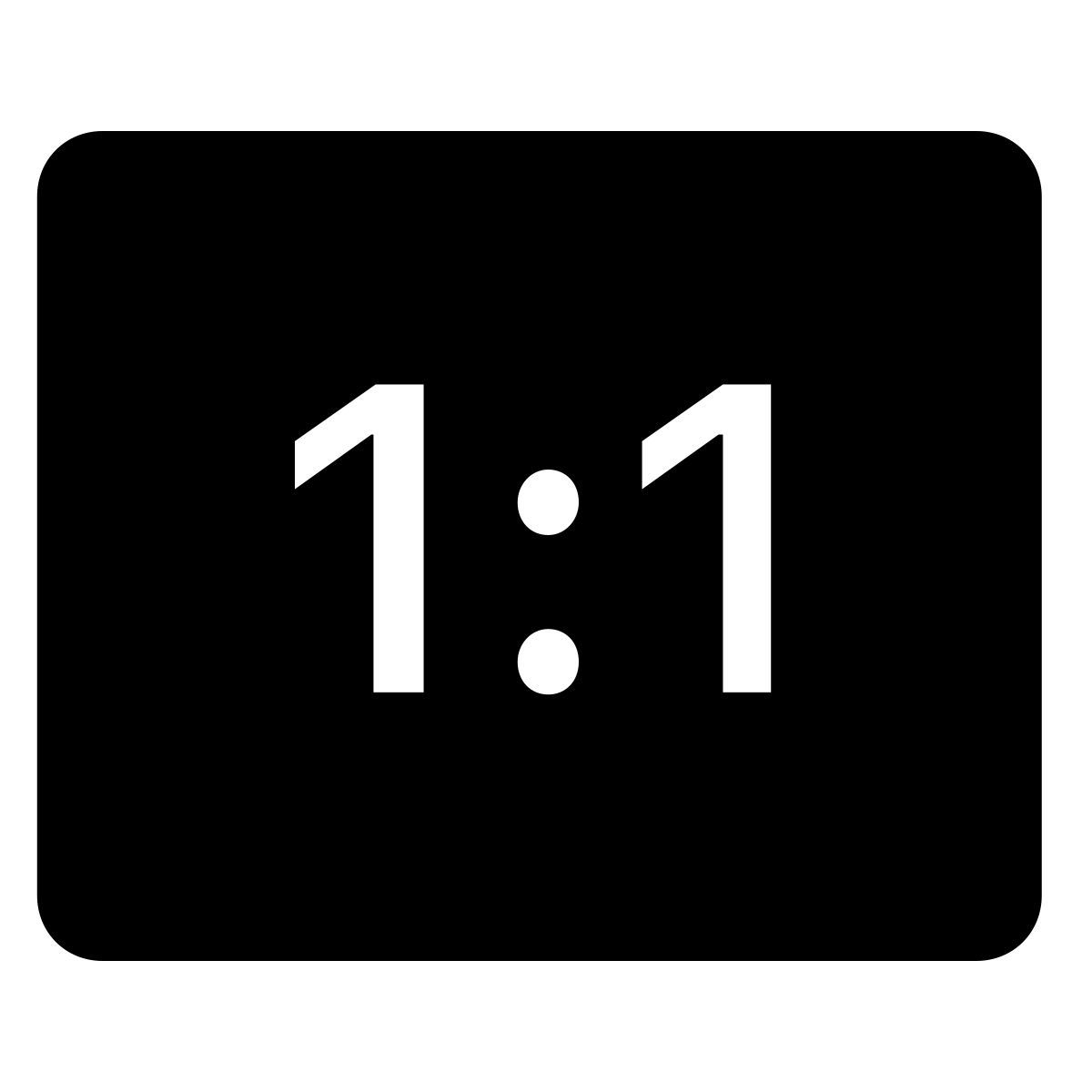 ios 17 filled style one to one icon