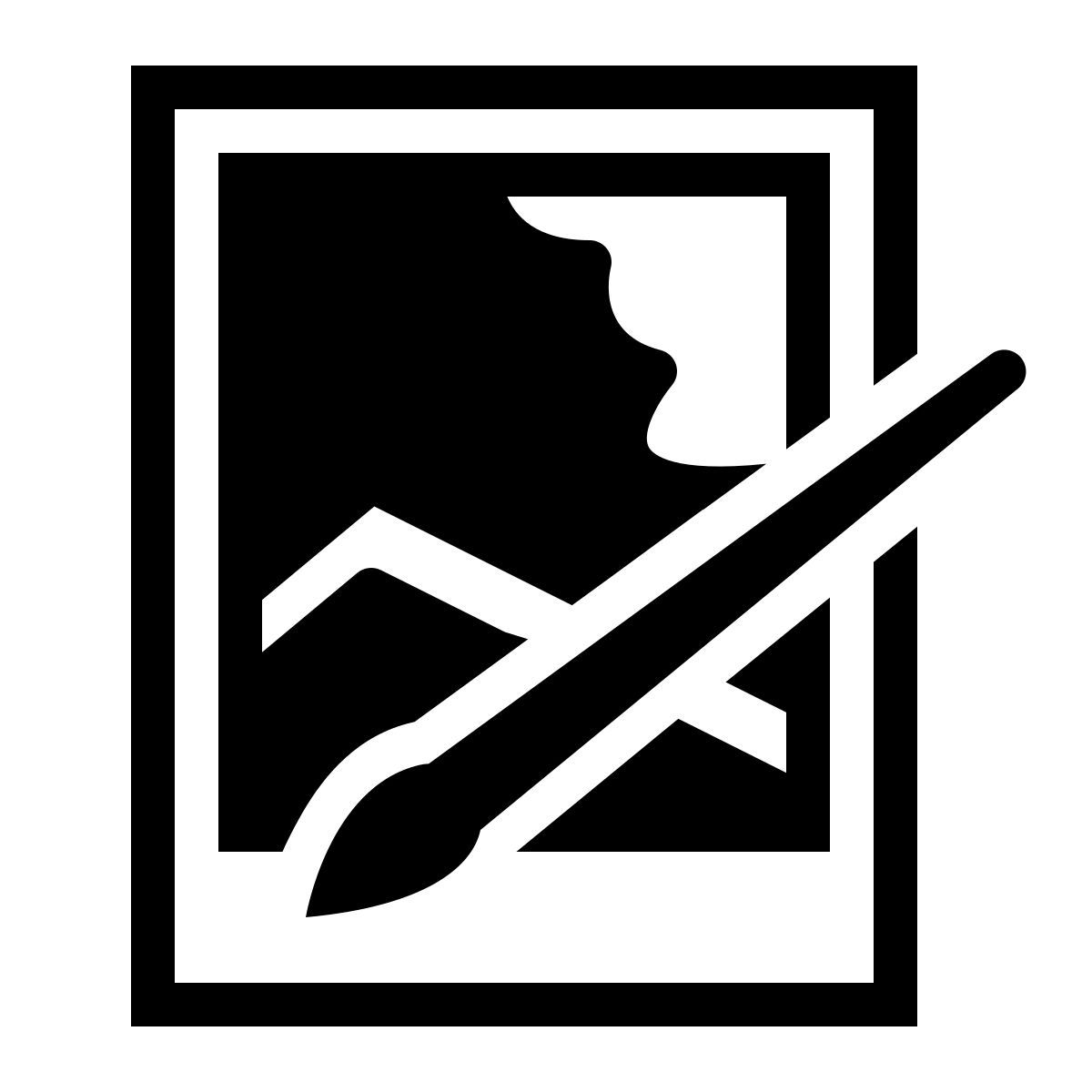 ios 17 filled style red de pintura icon