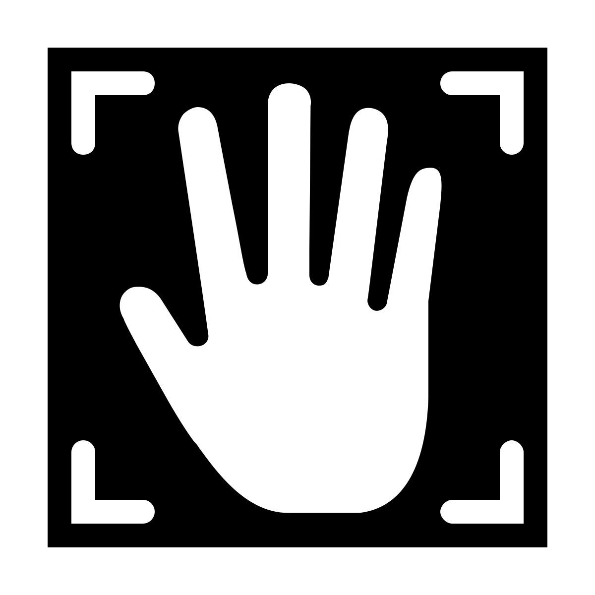 ios 17 filled style scansione icon