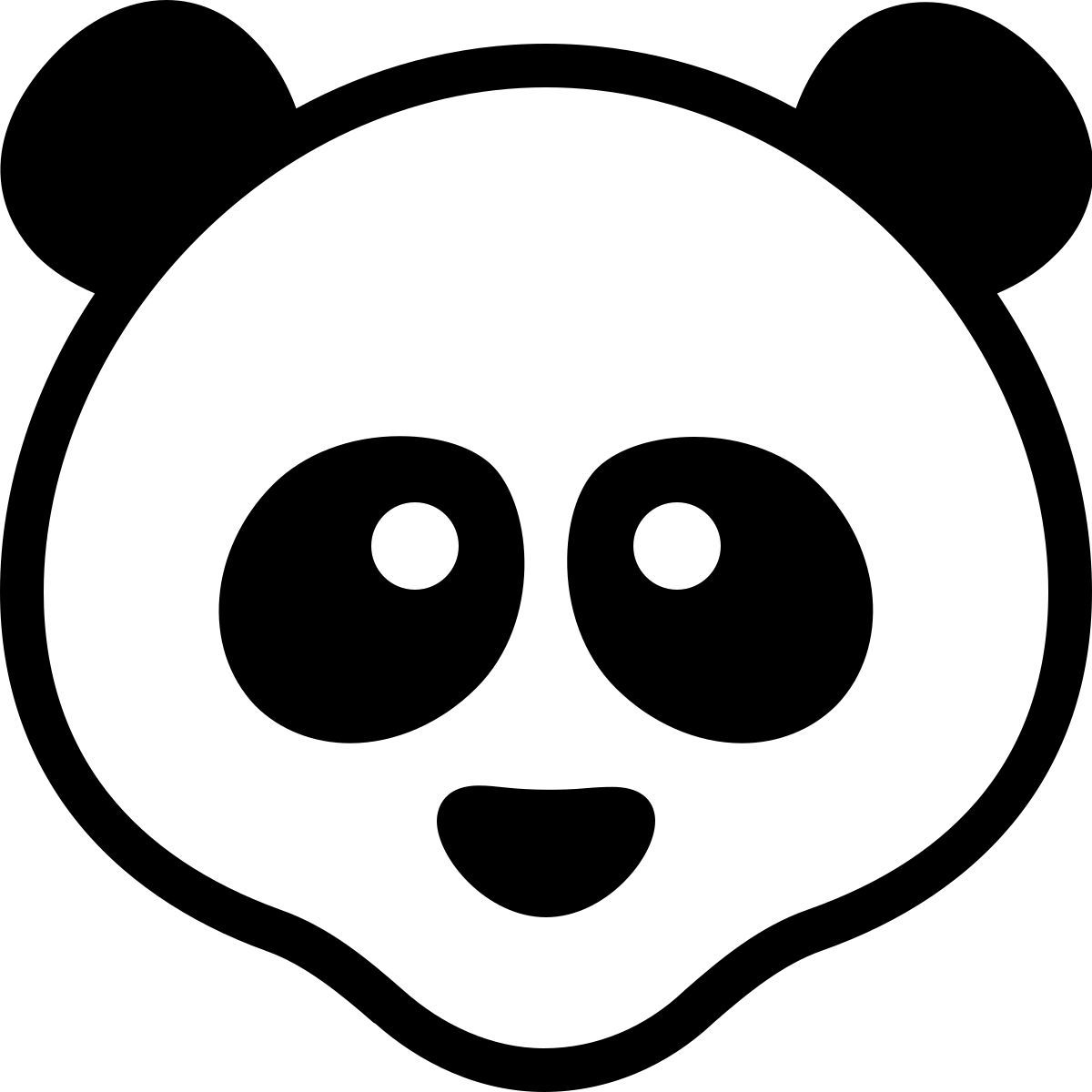 ios 17 filled style panda icon