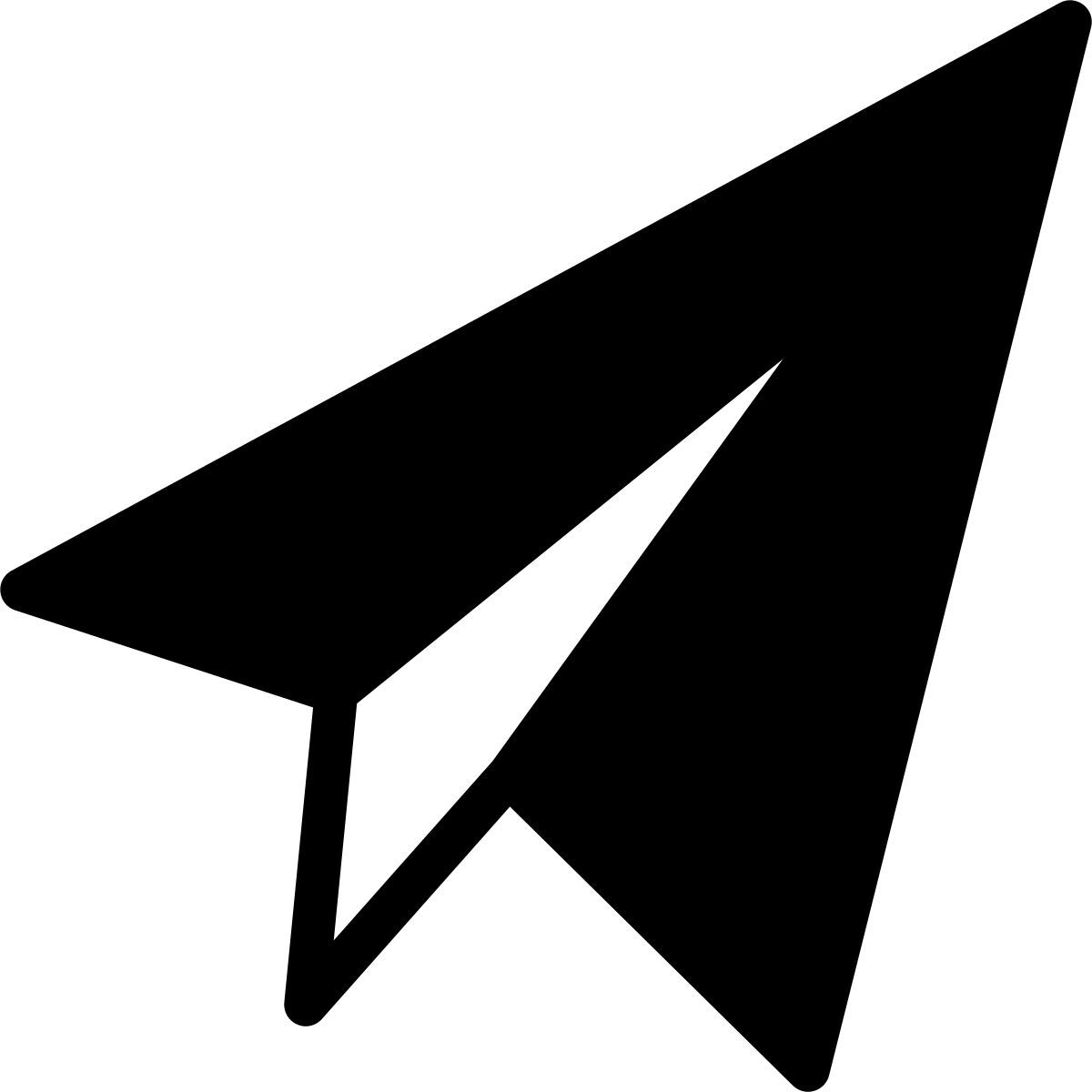 ios 17 filled style paper plane icon