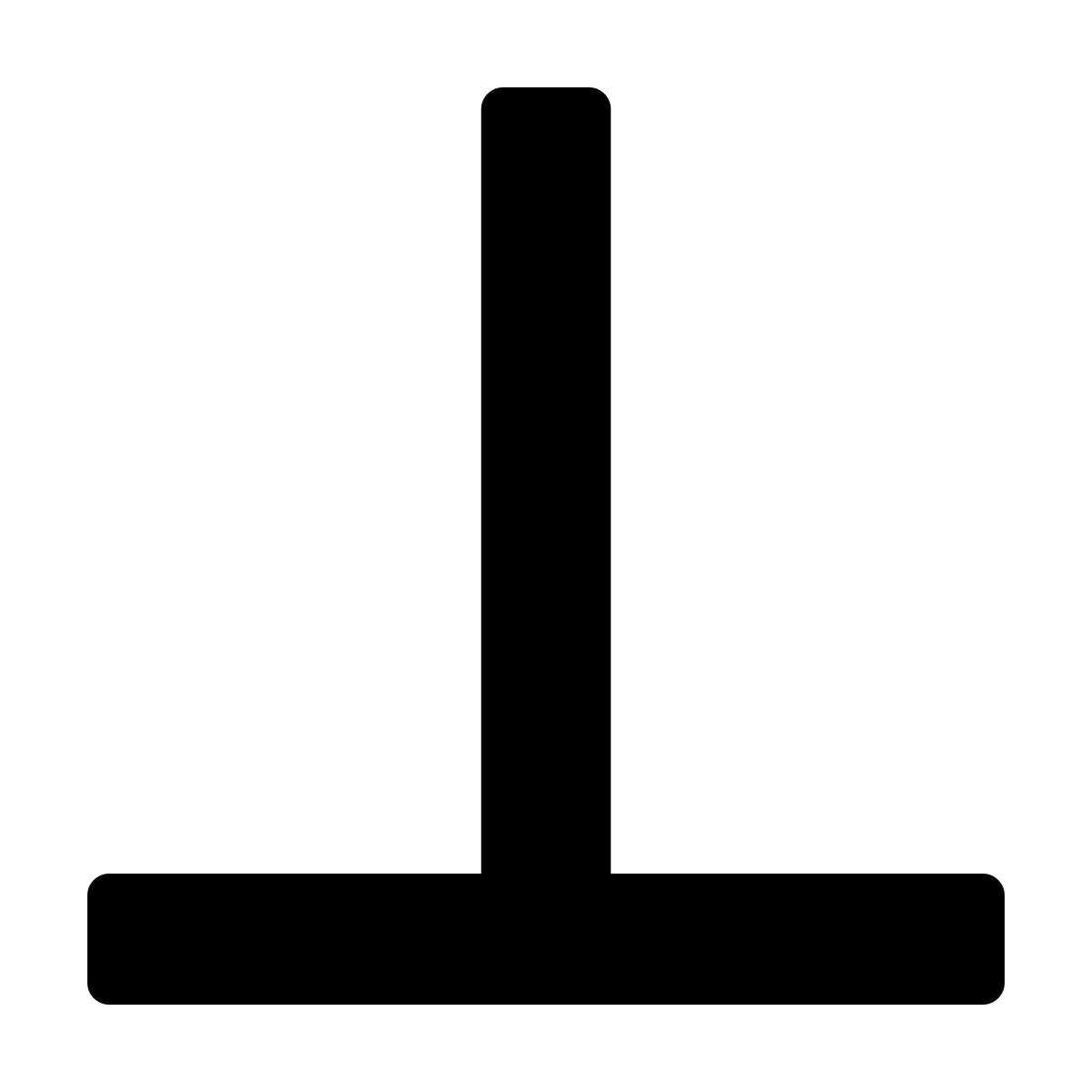 ios 17 filled style perpendicular symbol icon