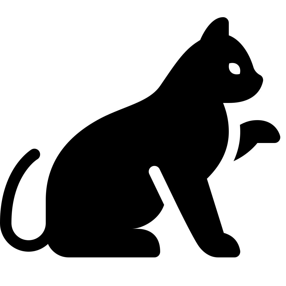 ios 17 filled style pet commands train icon