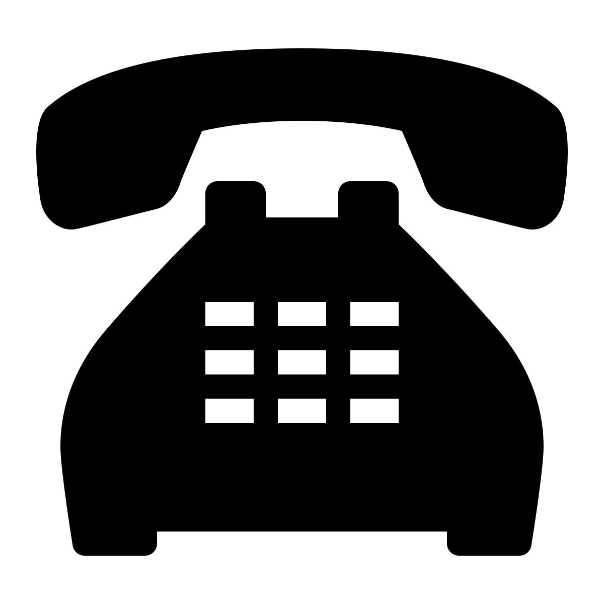 ios 17 filled style rotary dial telephone icon