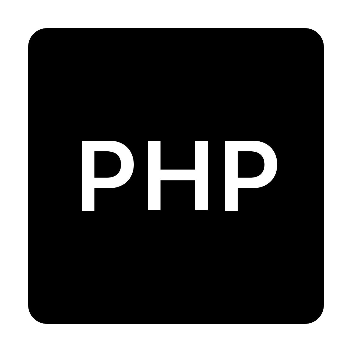 ios 17 filled style php icon