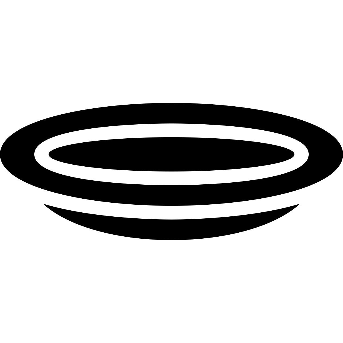 ios 17 filled style 그릇 icon