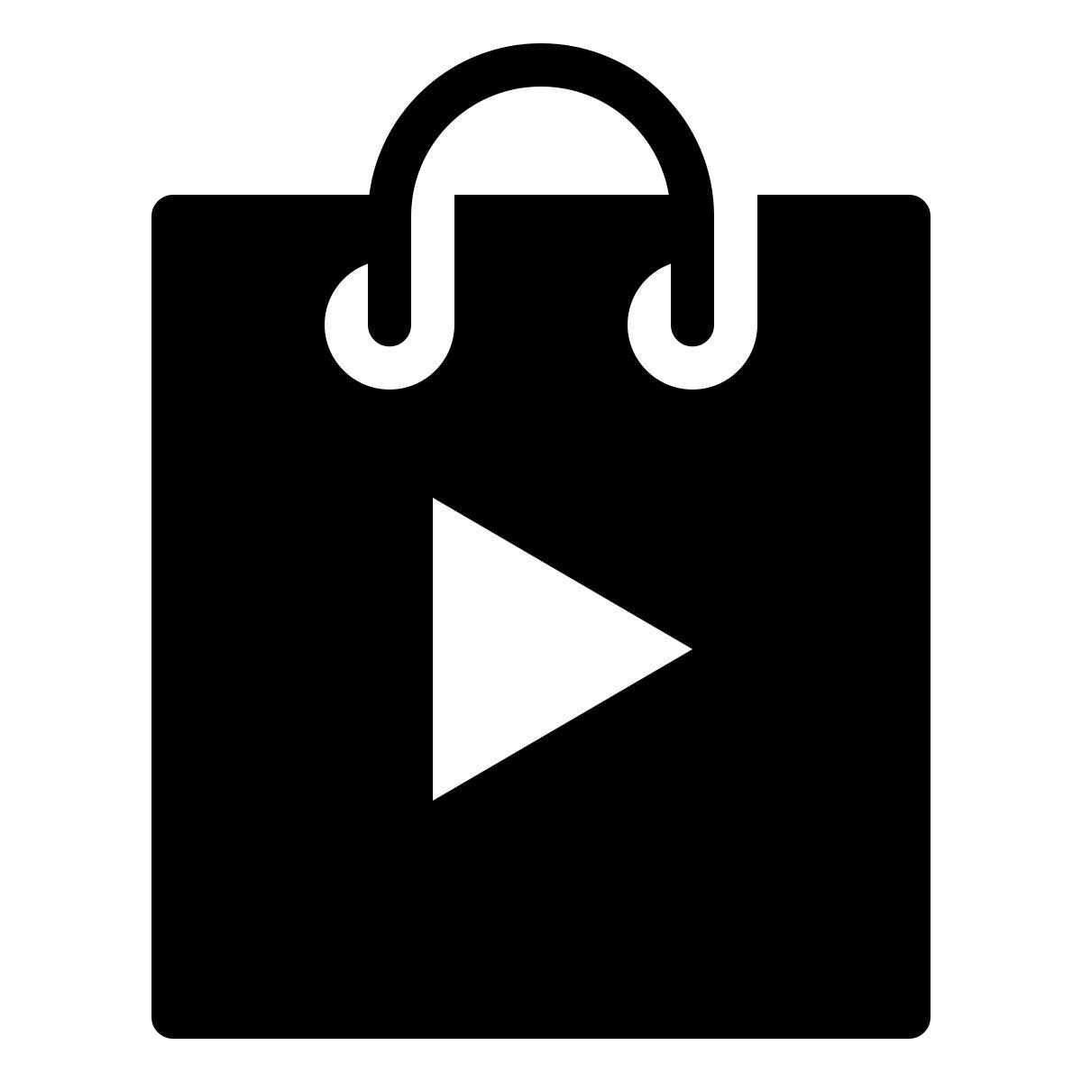 ios 17 filled style 플레이 스토어 icon