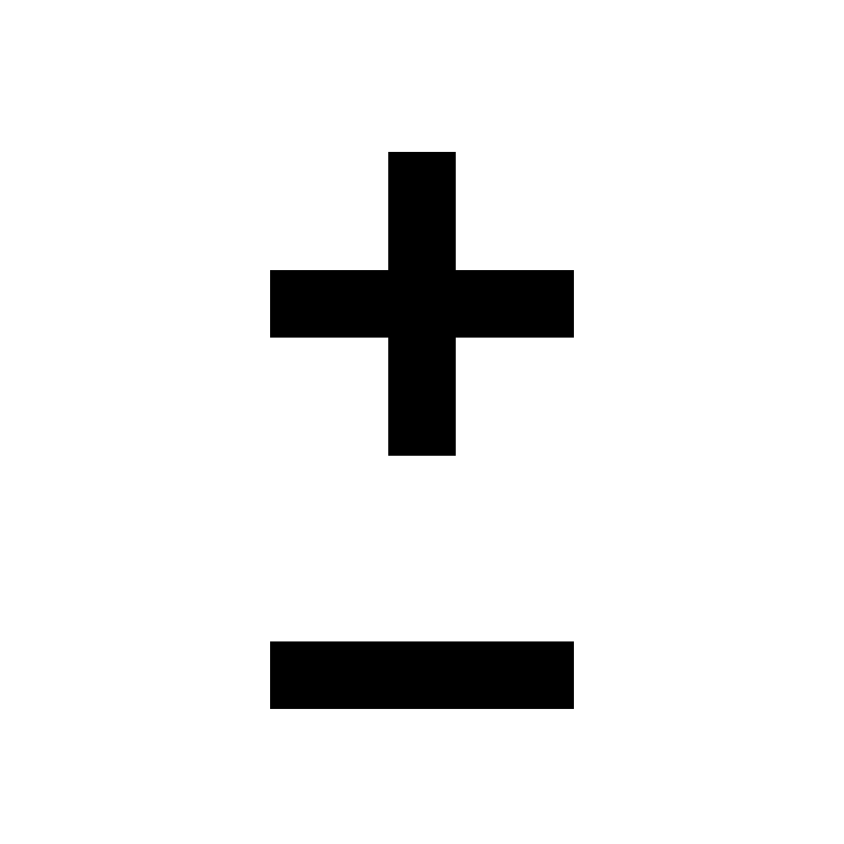 ios 17 filled style più meno icon