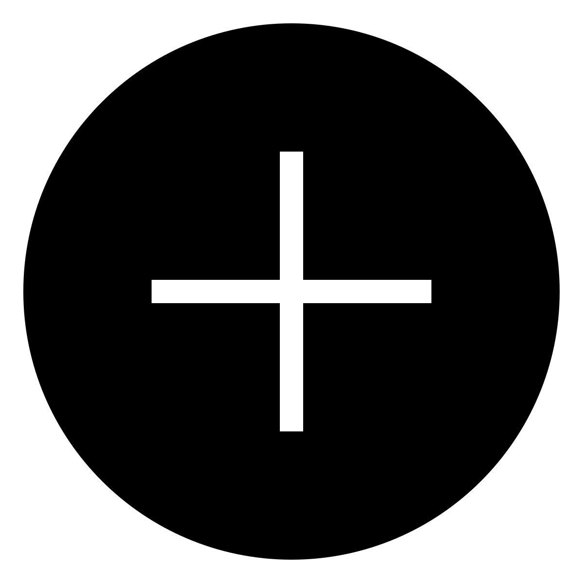 ios 17 filled style más icon