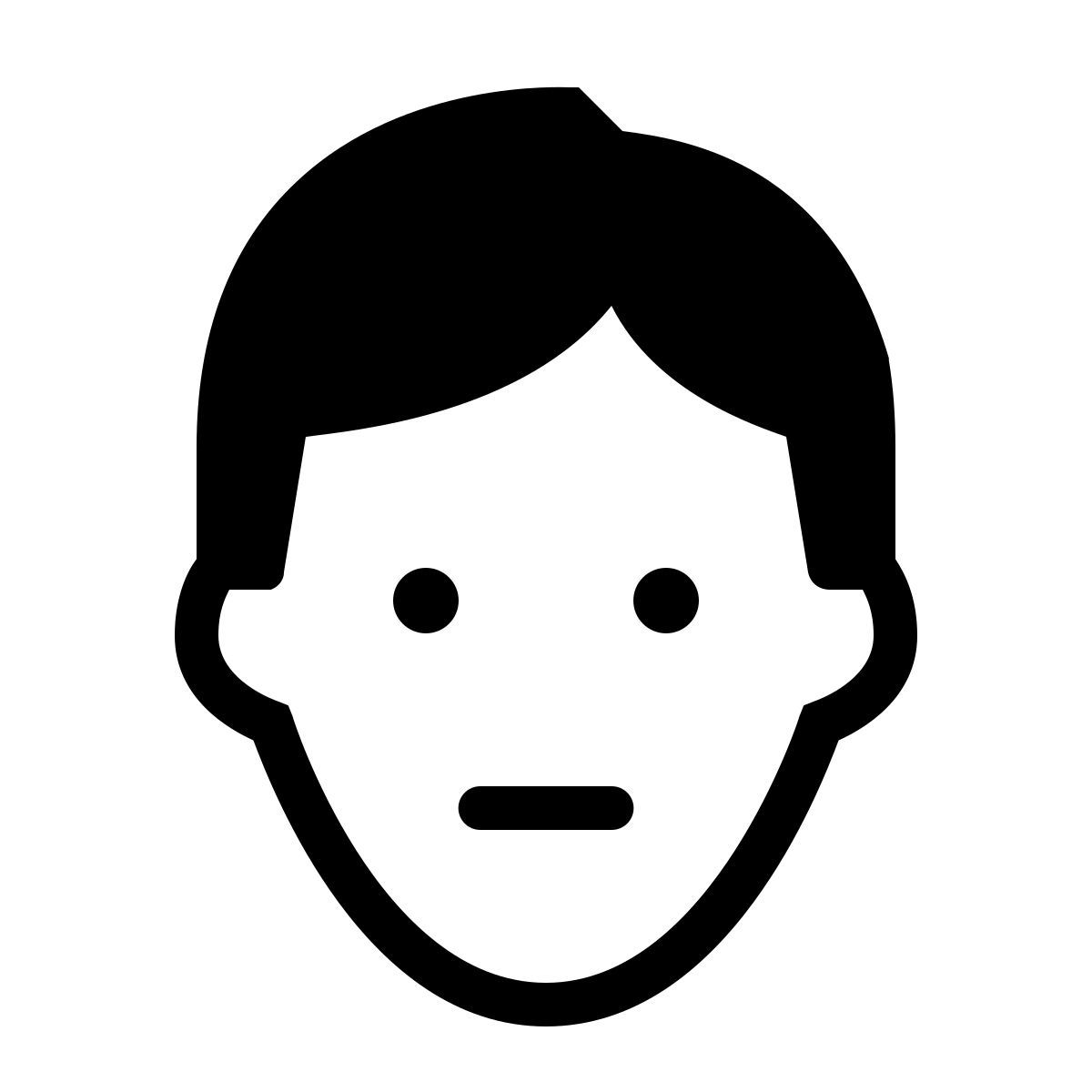 ios 17 filled style cara de póquer icon