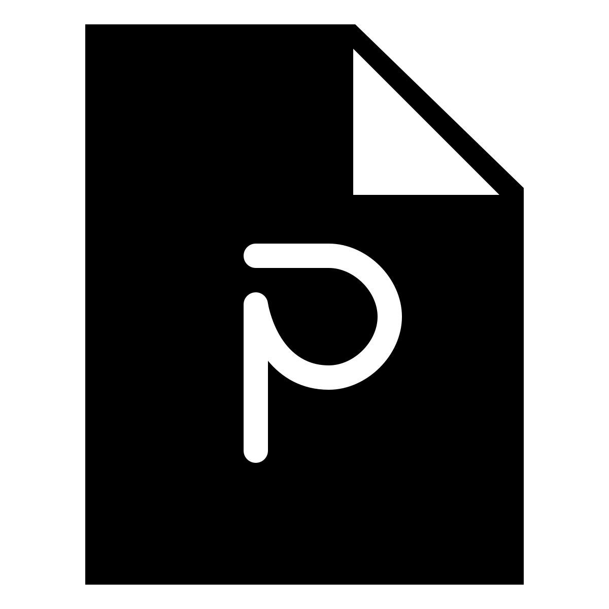 ios 17 filled style power point icon