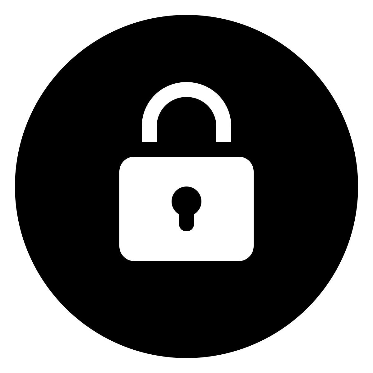 ios 17 filled style secure icon