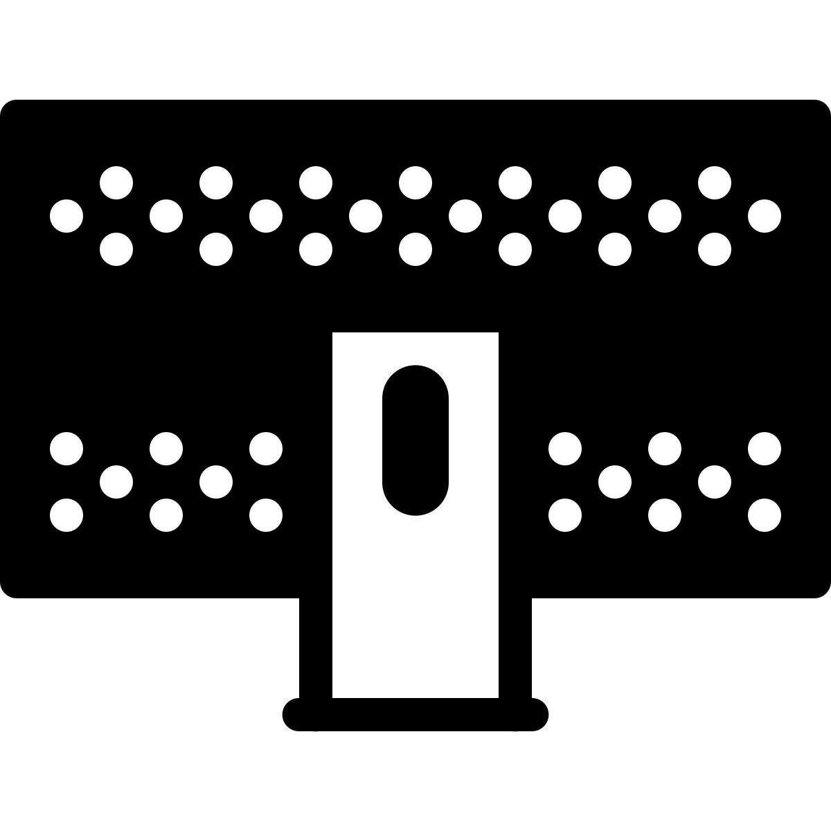 ios 17 filled style pro display xdr back side icon