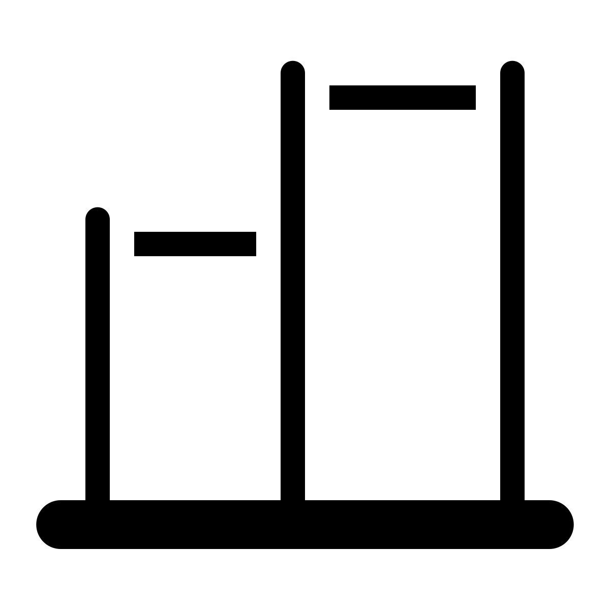 ios 17 filled style 풀업 바 icon