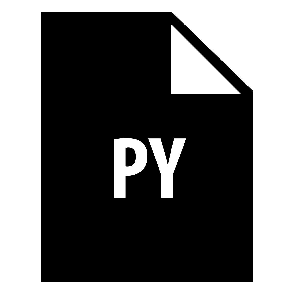 ios 17 filled style file python icon