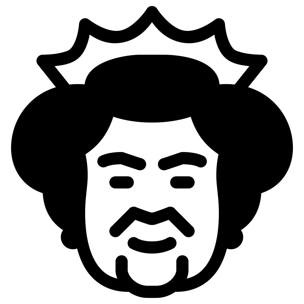 ios 17 filled style 伊丽莎白女王 icon