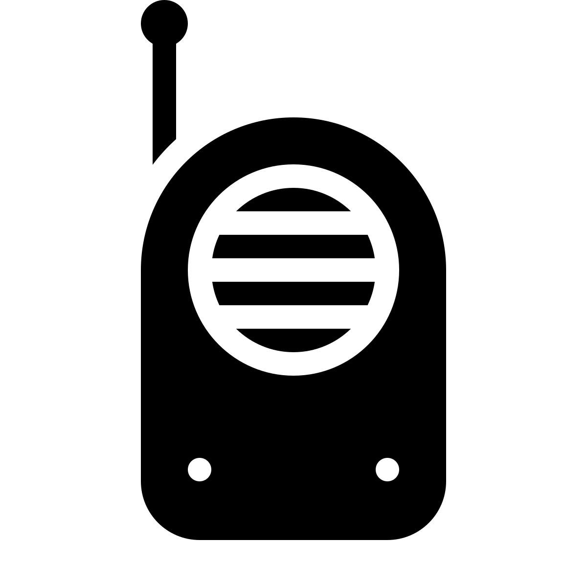 ios 17 filled style 라디오 보모 icon