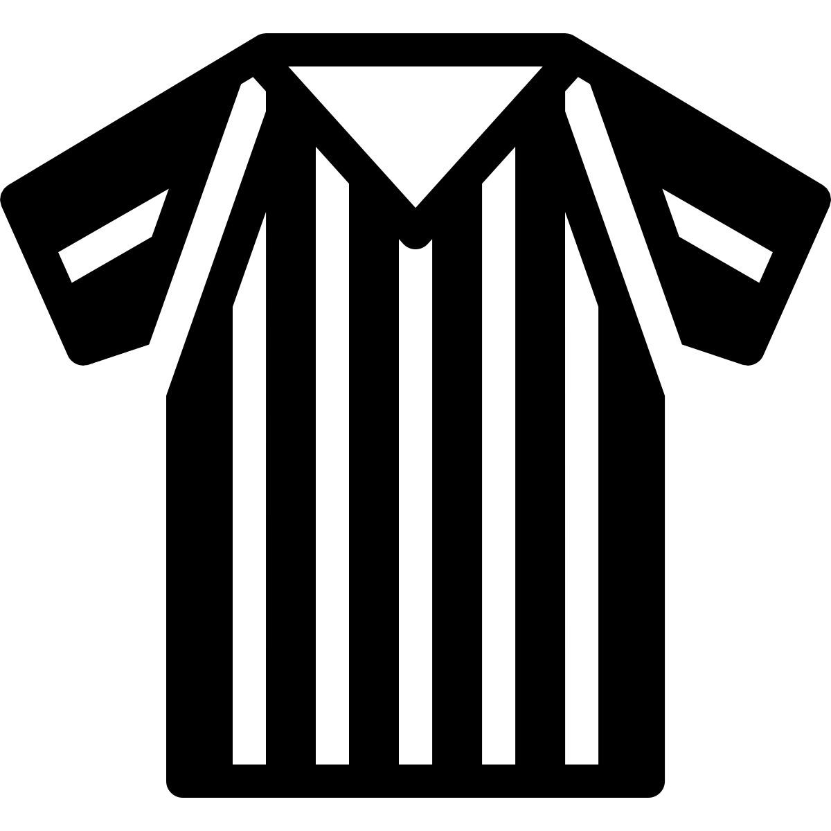 ios 17 filled style árbitro jersey filled icon