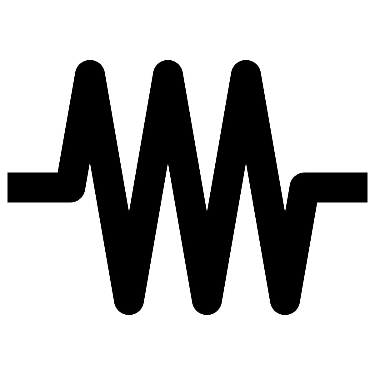 ios 17 filled style simbolo del resistore icon