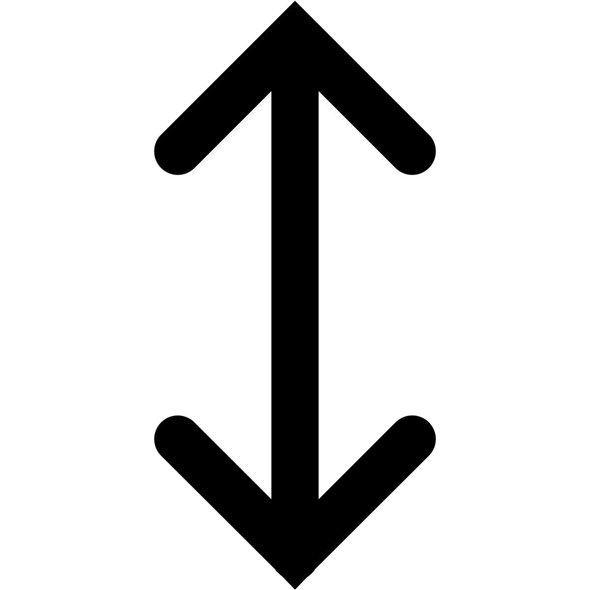 ios 17 filled style resize vertical icon