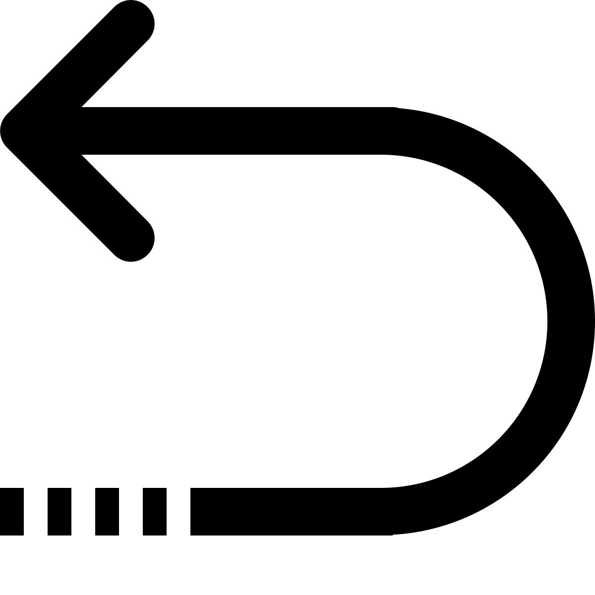 ios 17 filled style volver icon