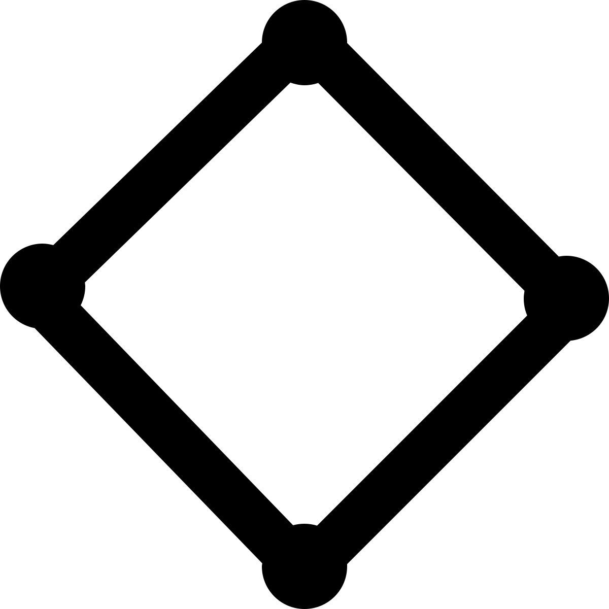 ios 17 filled style rhombus icon
