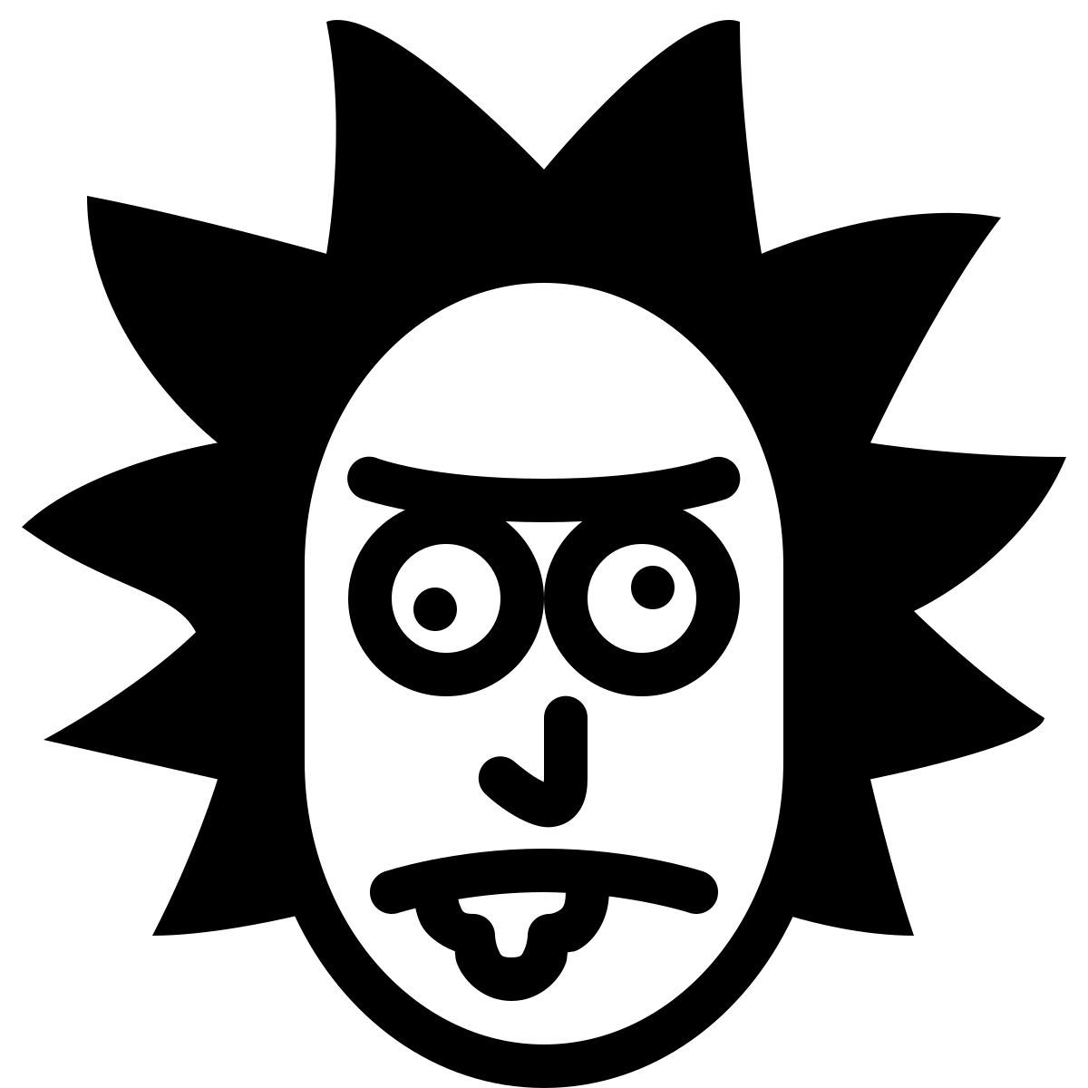 ios 17 filled style rick sanchez icon