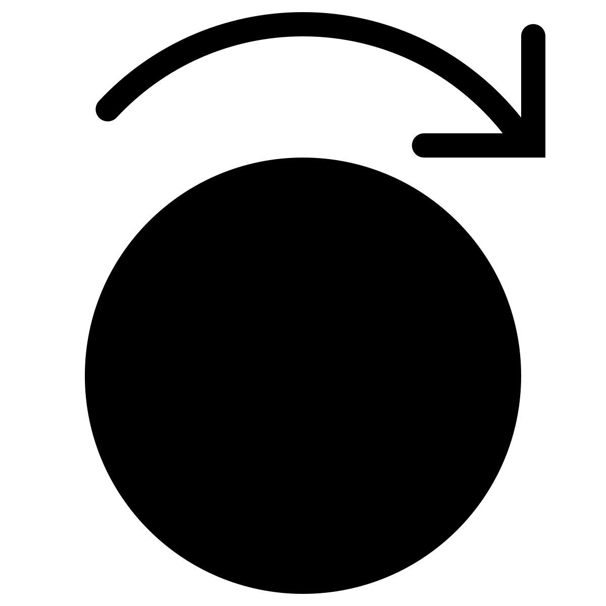 ios 17 filled style rollen icon