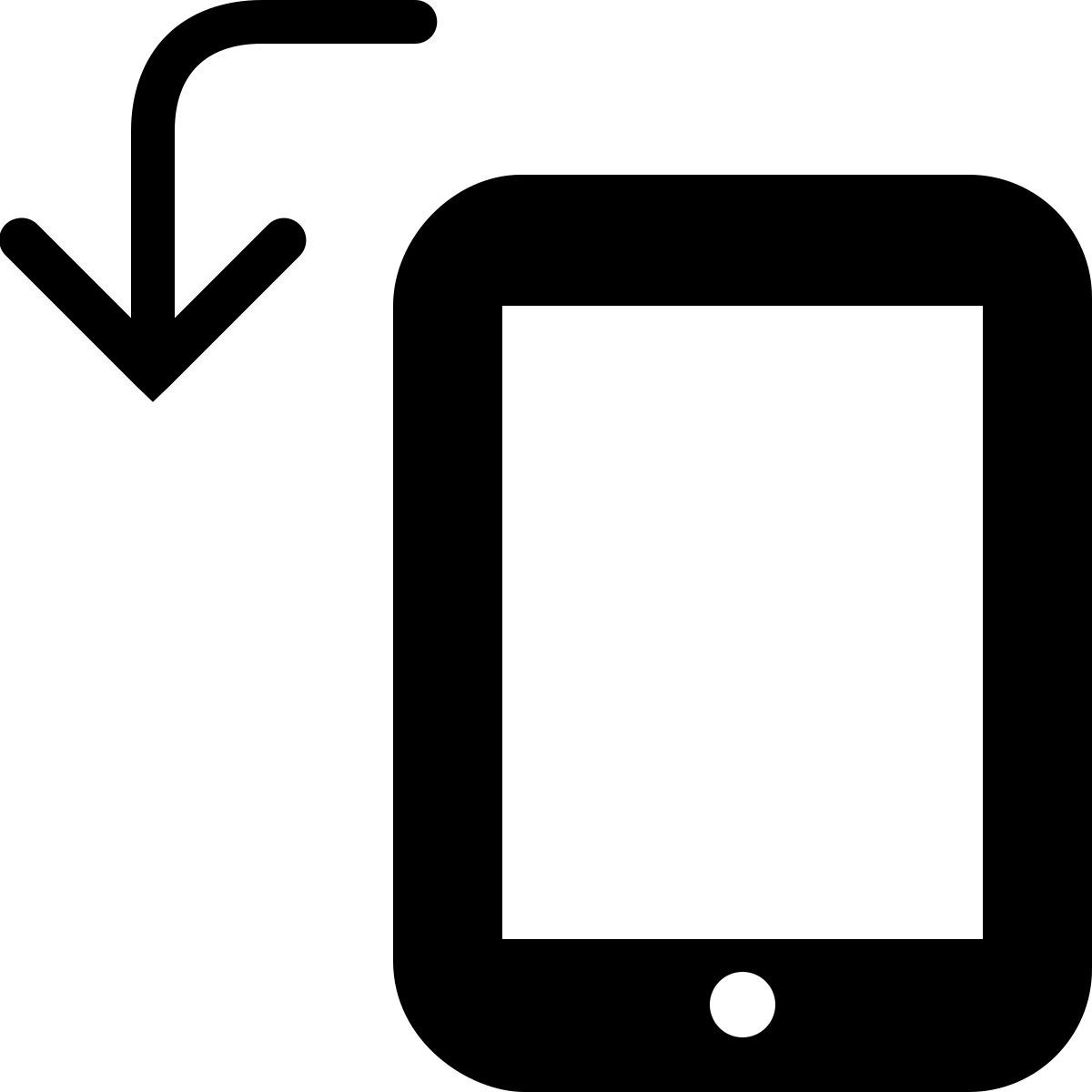 ios 17 filled style 가로로 회전 icon