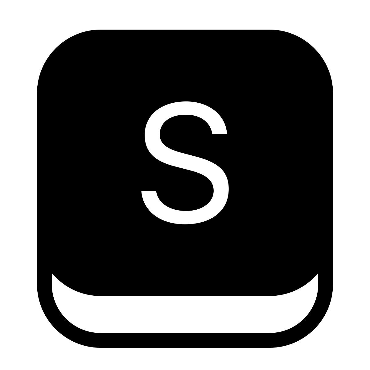 ios 17 filled style s taste icon