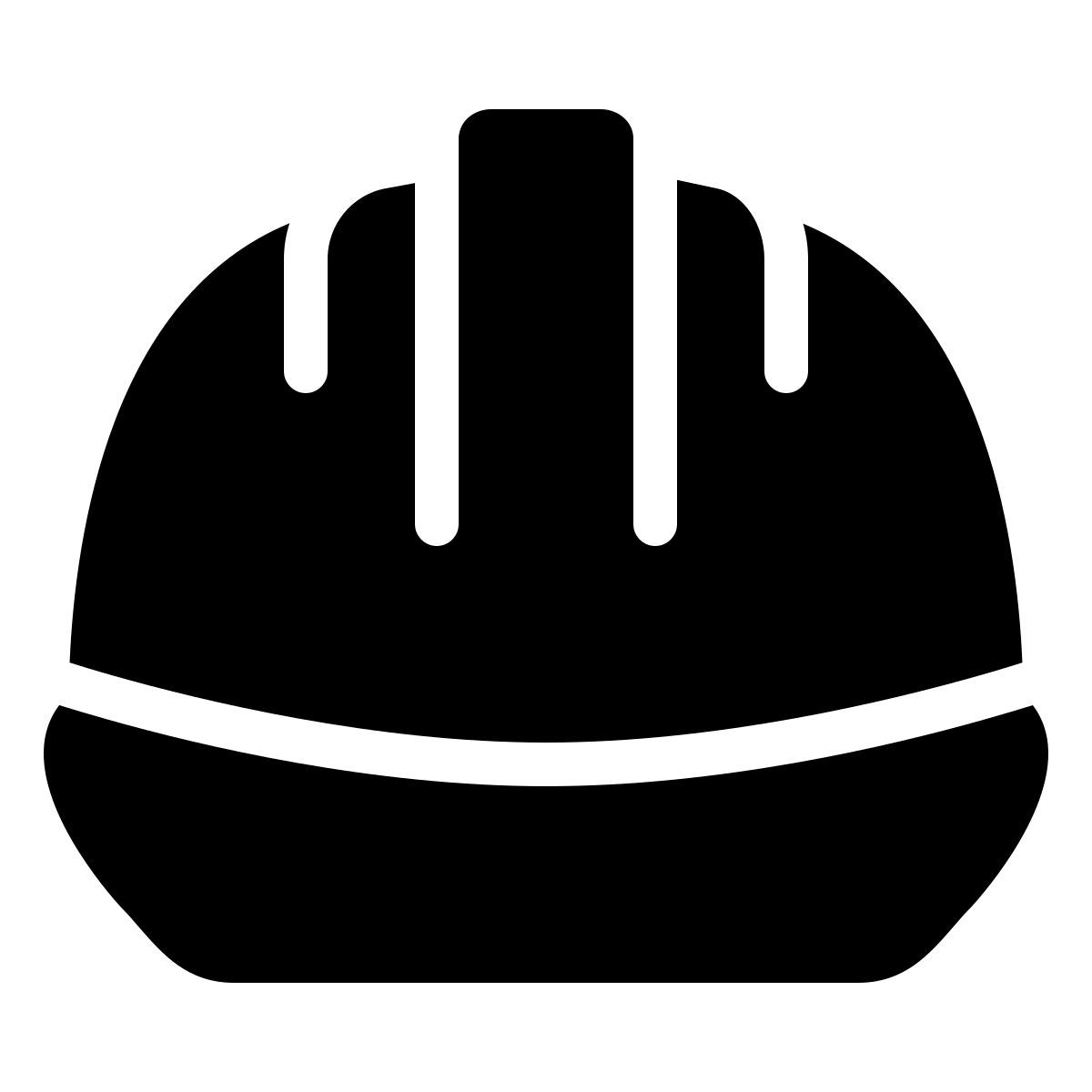 ios 17 filled style 安全帽 icon