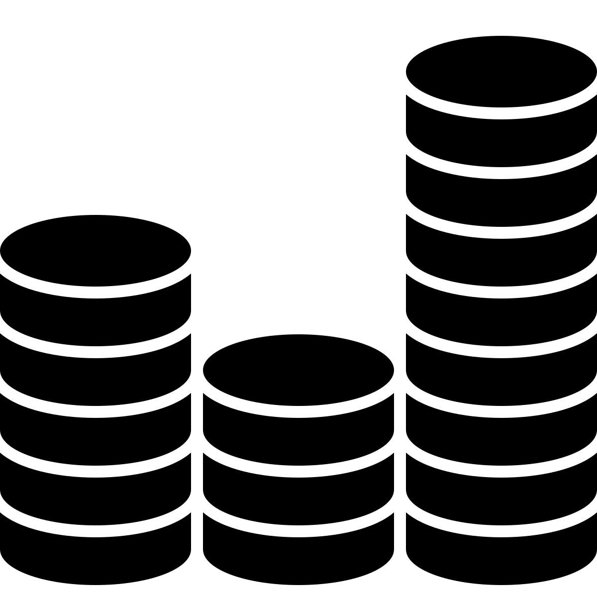 ios 17 filled style comportamiento de las ventas icon