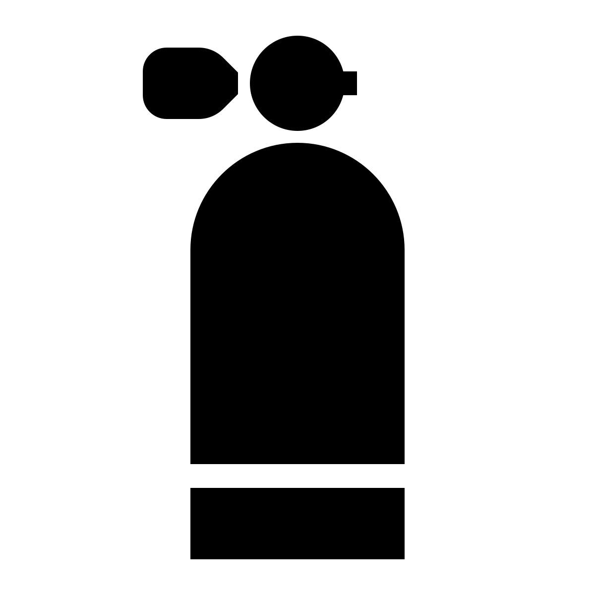 ios 17 filled style tanque de buceo icon