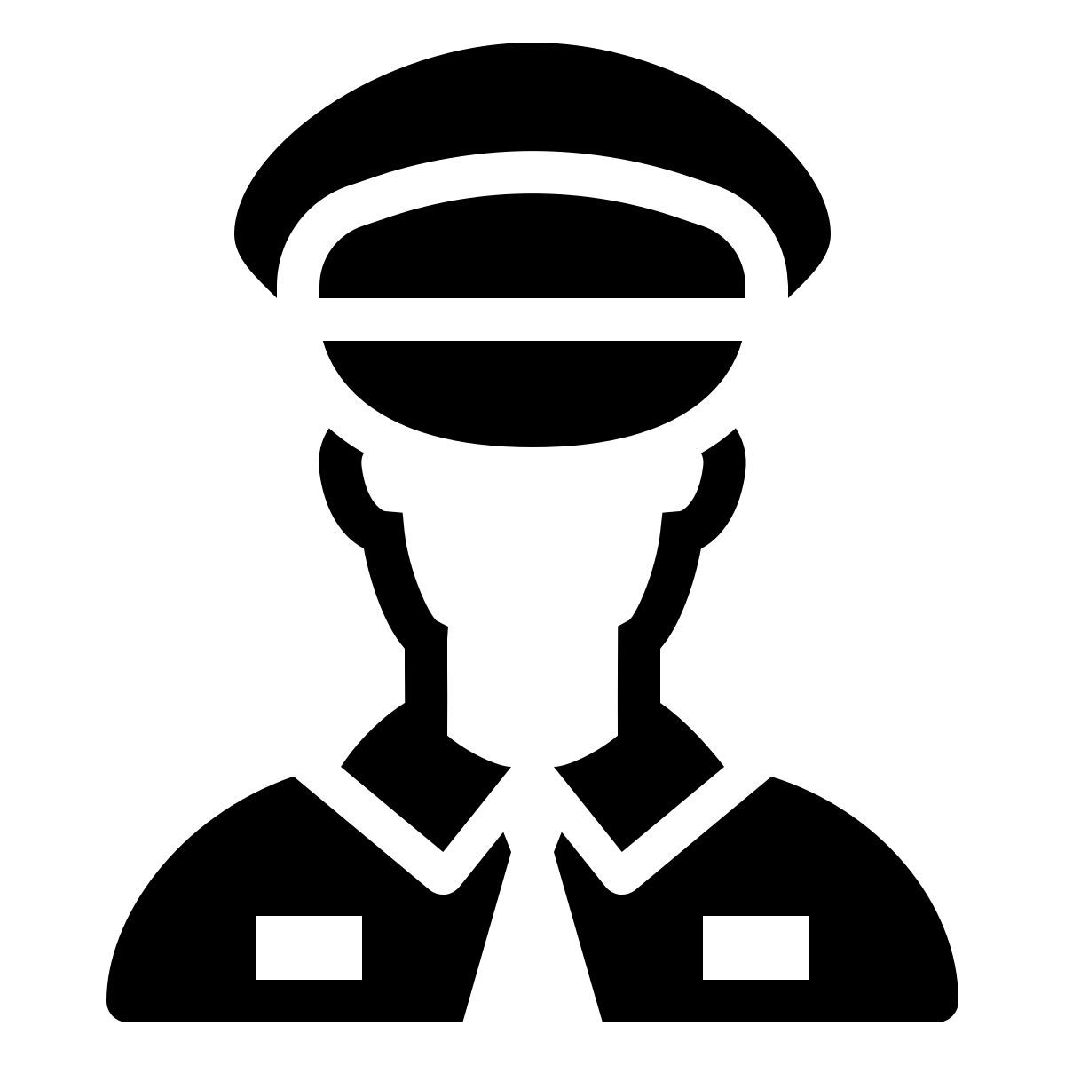 ios 17 filled style 경비원 icon