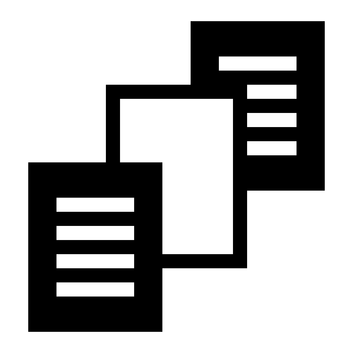 ios 17 filled style separate by using blank sheets icon