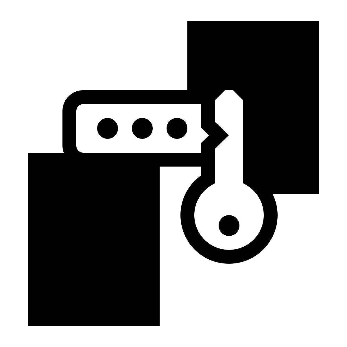 ios 17 filled style separate using a key word icon