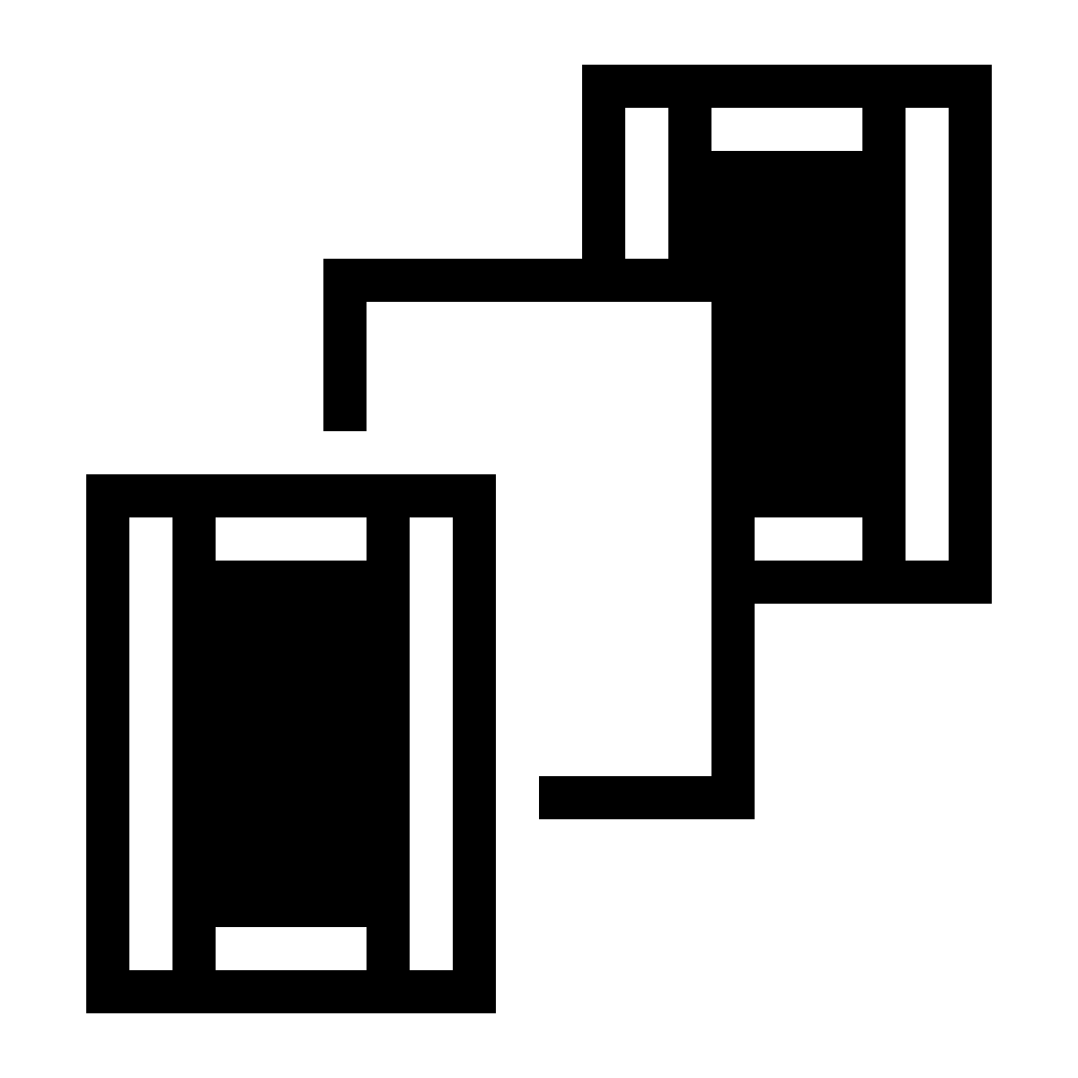 ios 17 filled style separate using a patch code icon
