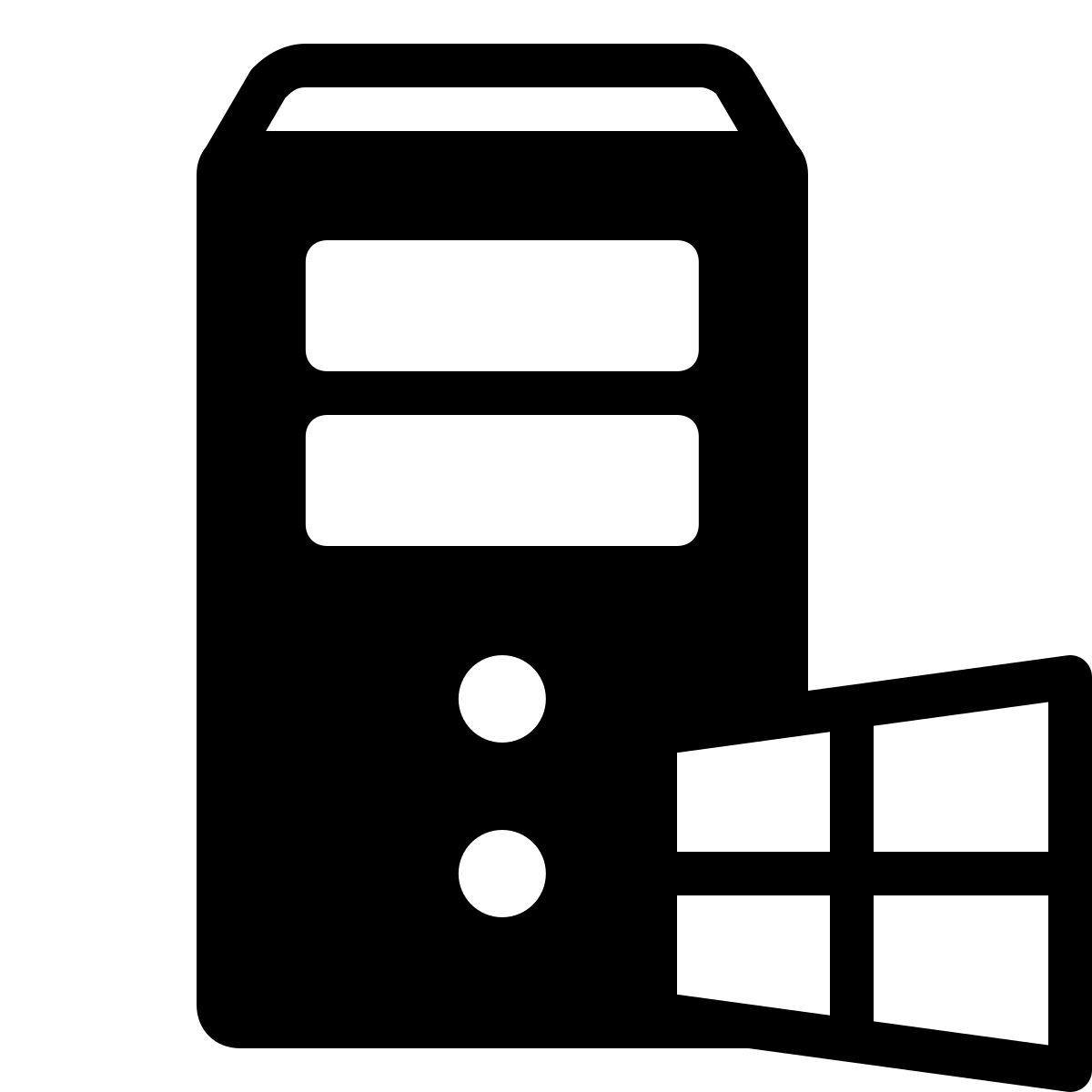 ios 17 filled style servidor de windows icon