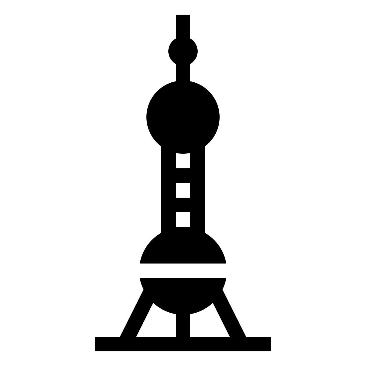ios 17 filled style perle de l'orient de shanghai icon