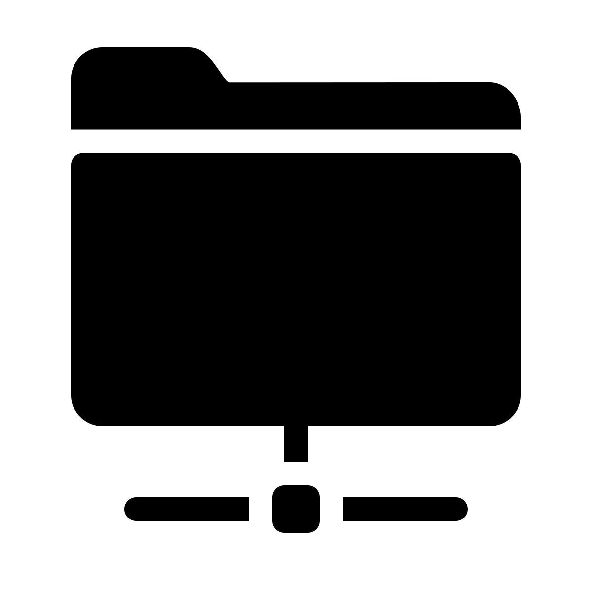 ios 17 filled style dossier partagé icon