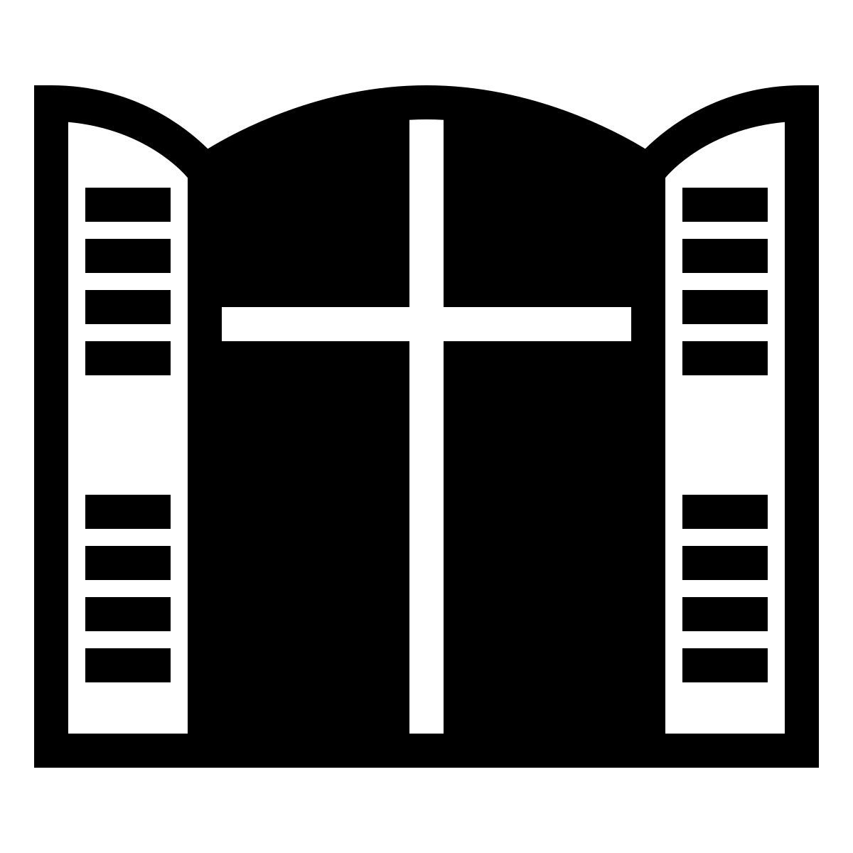 ios 17 filled style 창문 icon