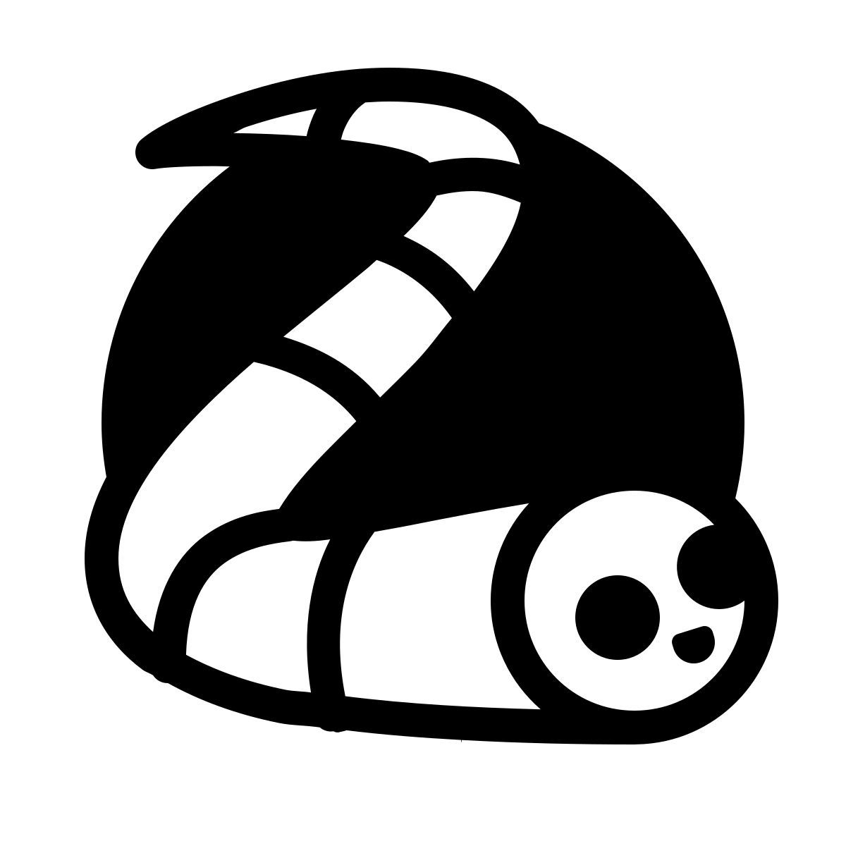 ios 17 filled style slither io icon