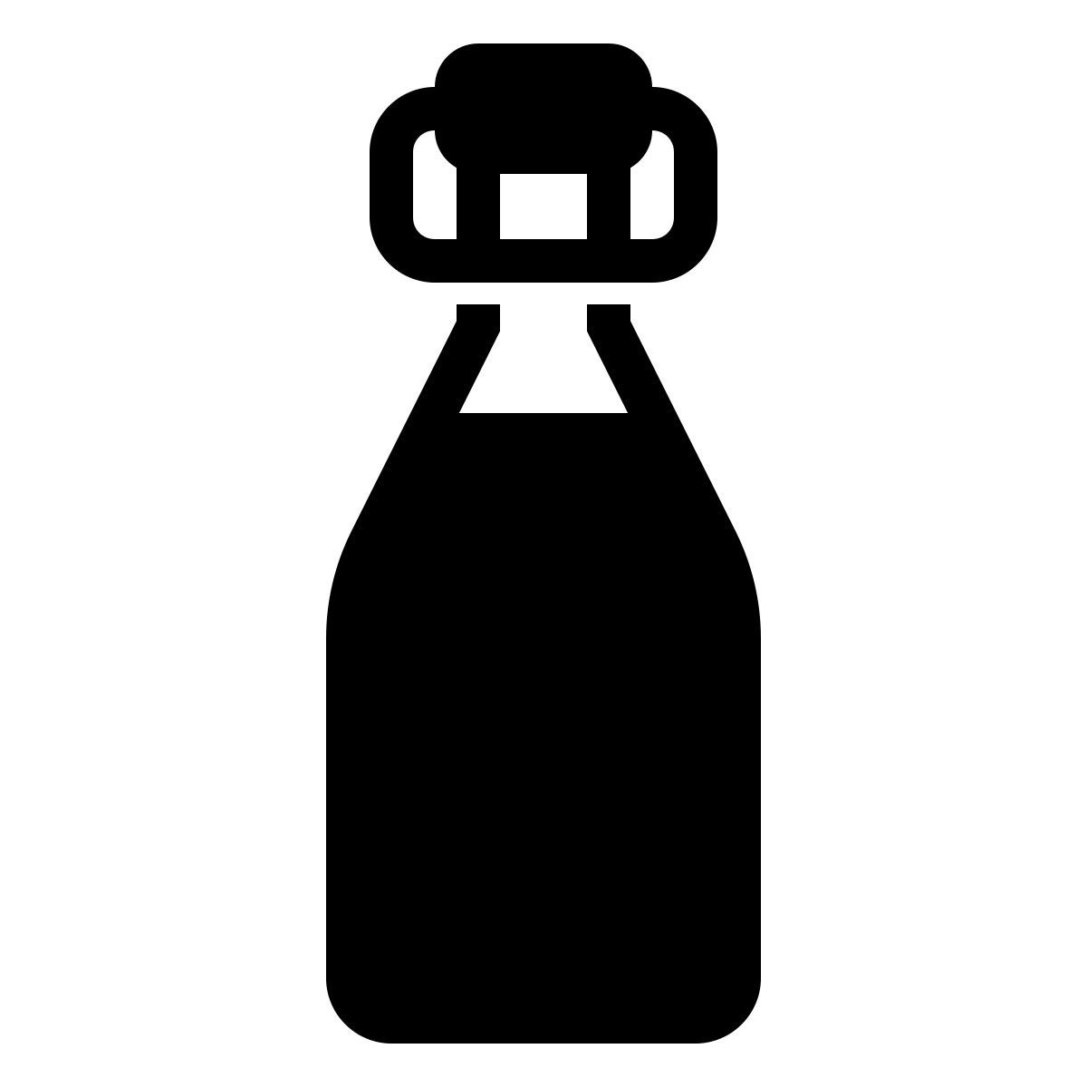 ios 17 filled style garrafa de refrigerante icon