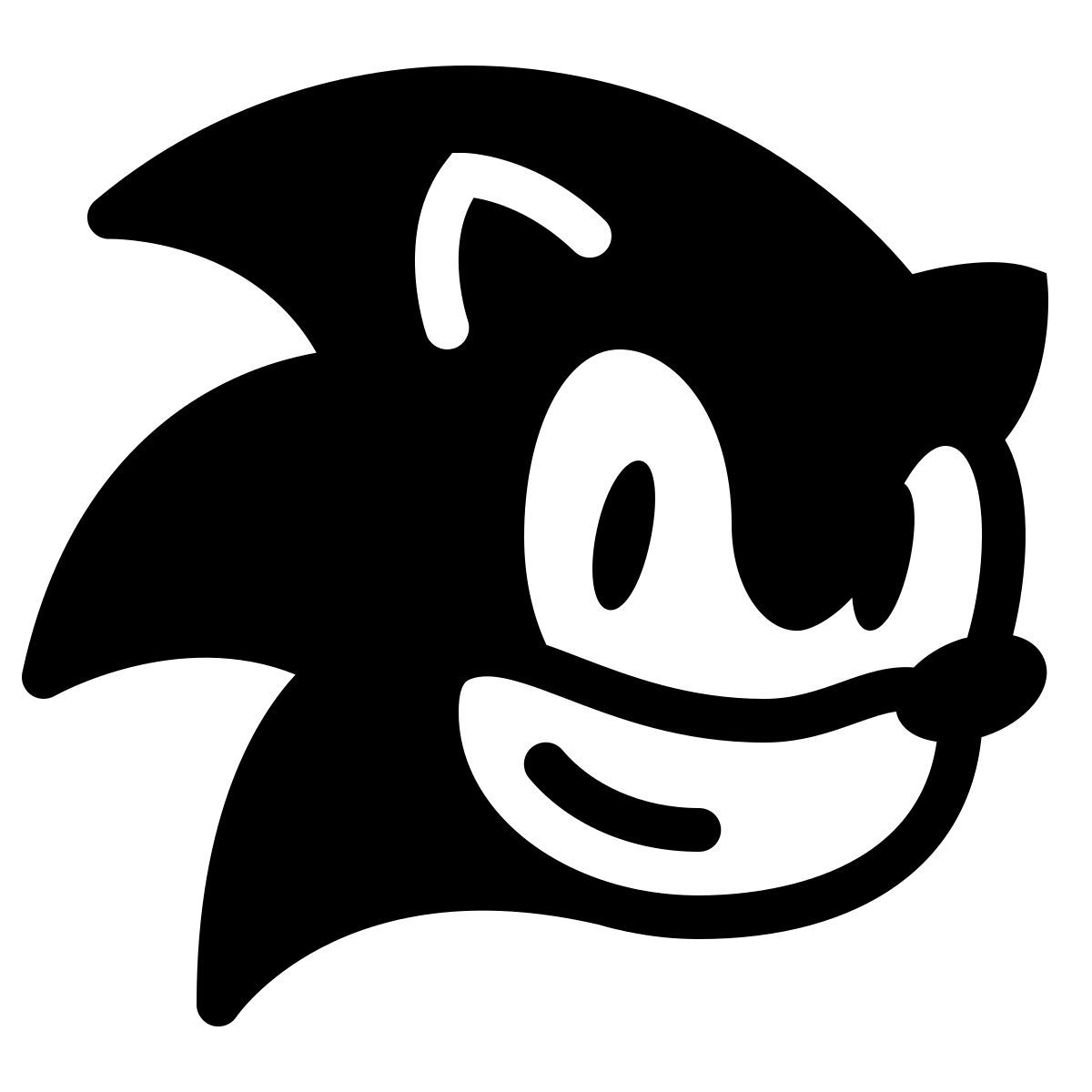 ios 17 filled style sonic the hedgehog icon