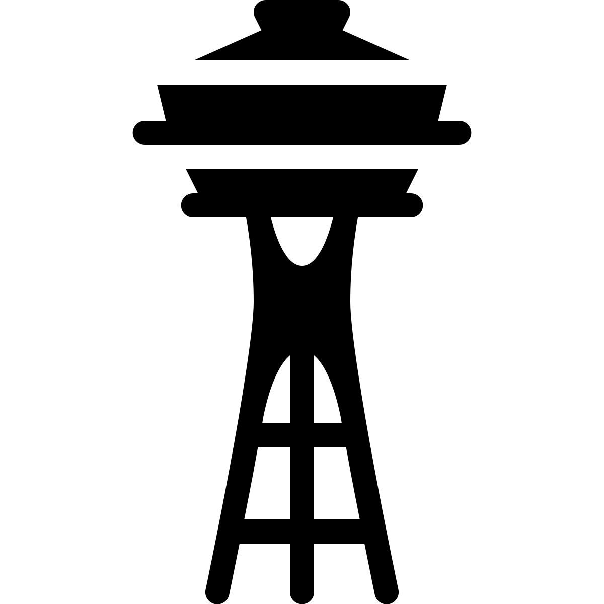 ios 17 filled style aguja espacial icon