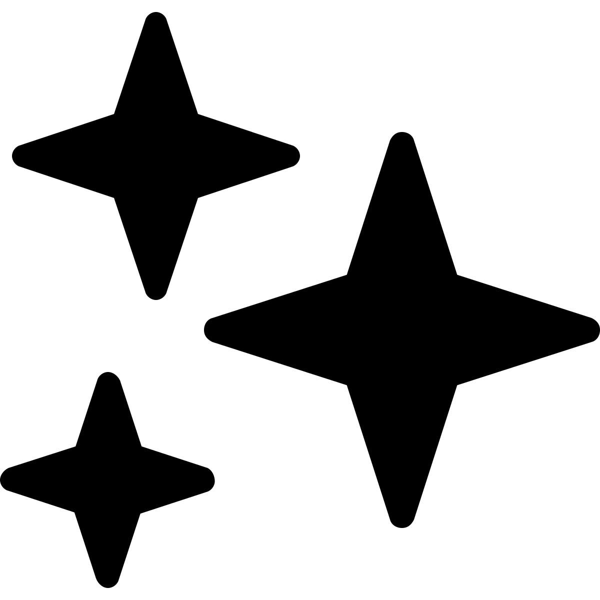 ios 17 filled style 闪闪发光的 icon