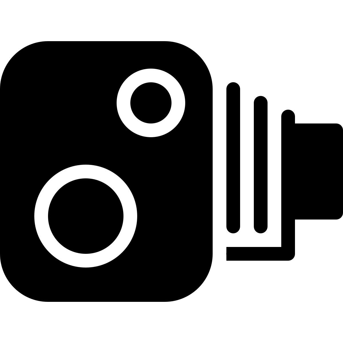 ios 17 filled style 과속 단속 카메라 icon